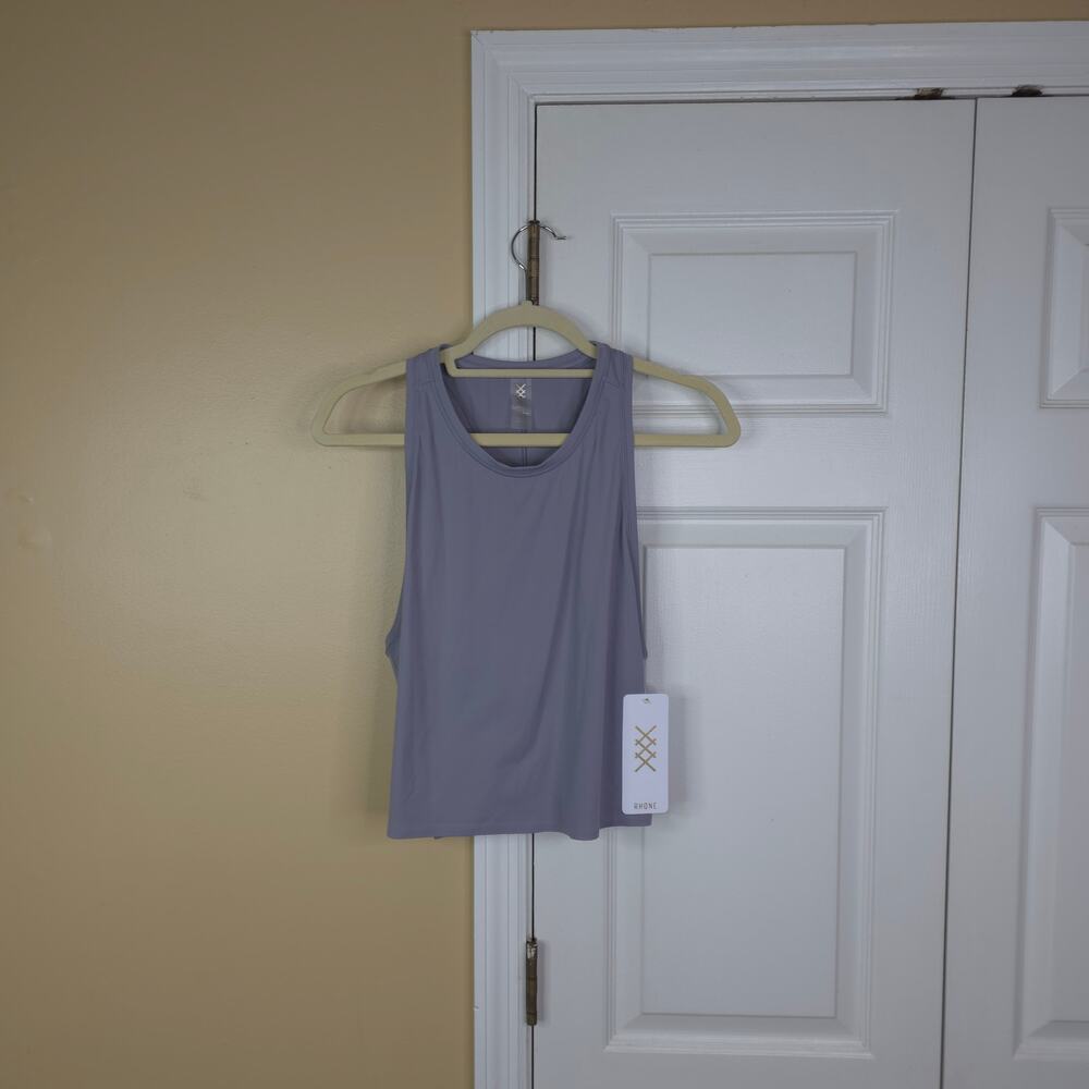 Rhone Serene Tank in Grey Silver Size XXL